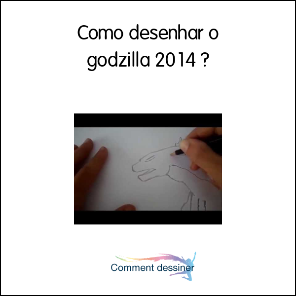 Como desenhar o godzilla 2014